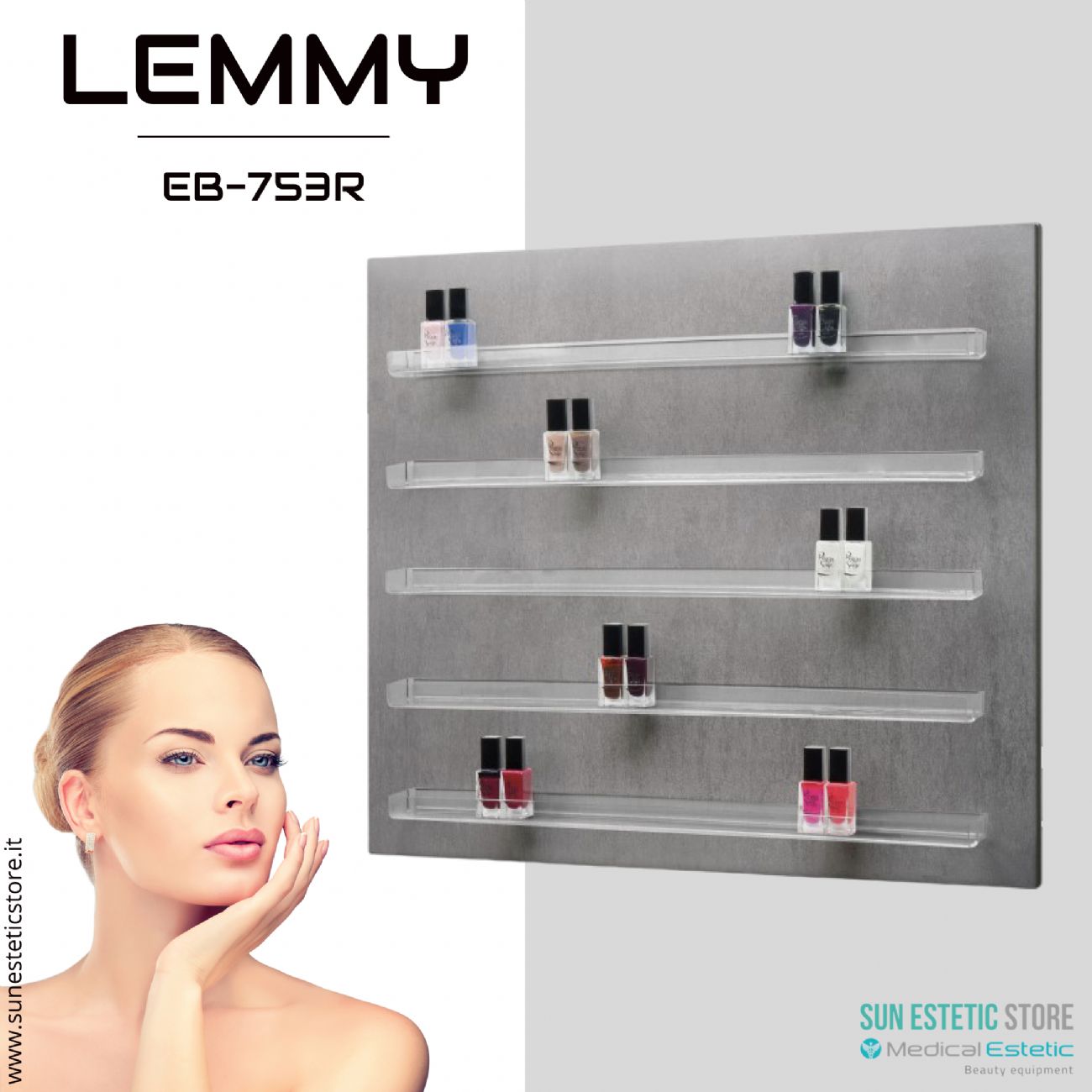 Lemmy espositore da parete accessori da negozio
