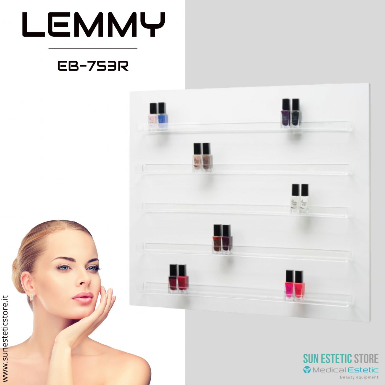Lemmy espositore da parete accessori da negozio