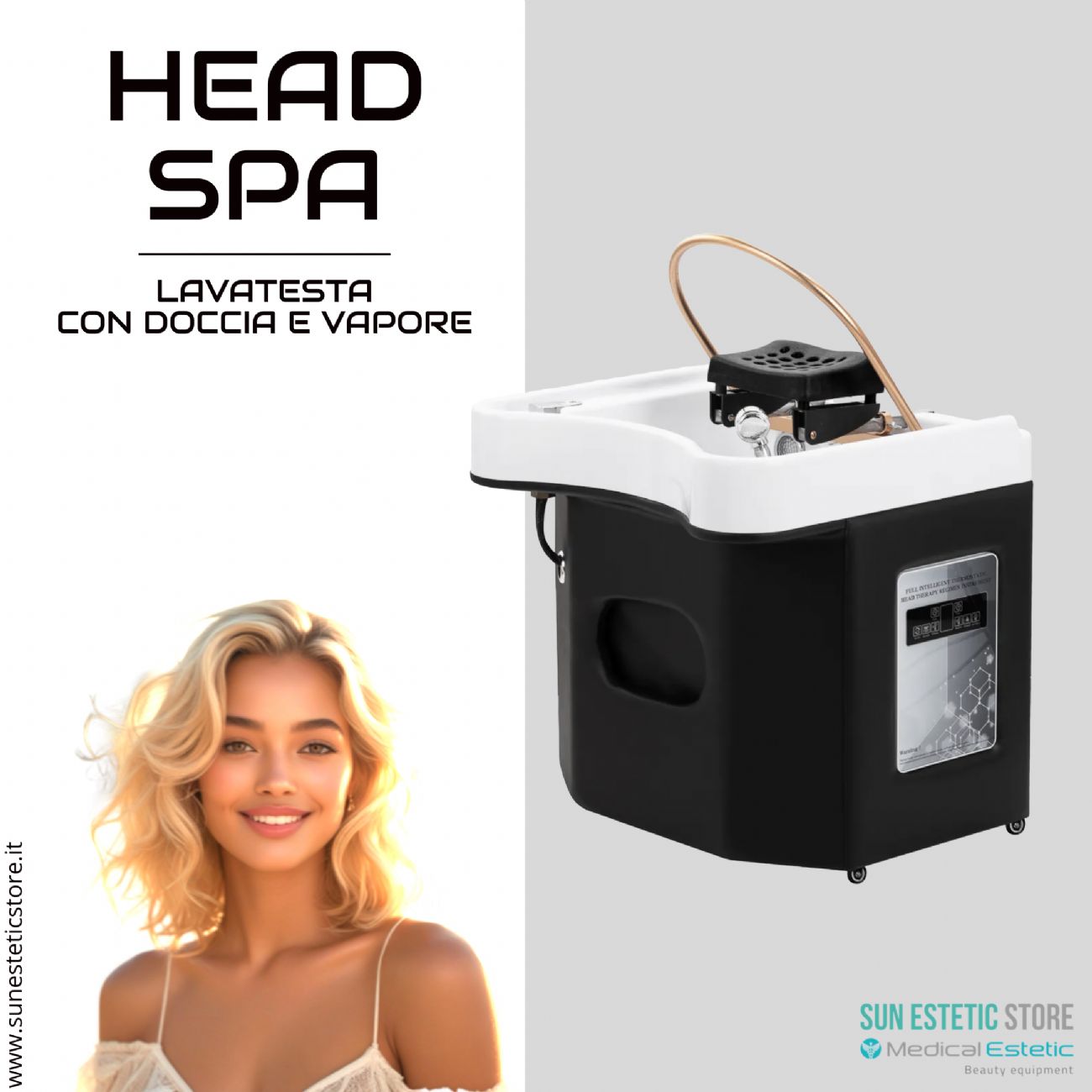Head Spa lavatesta trattamento capelli con vapore