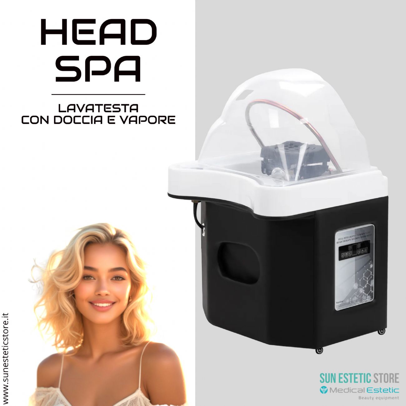 Head Spa lavatesta trattamento capelli con vapore