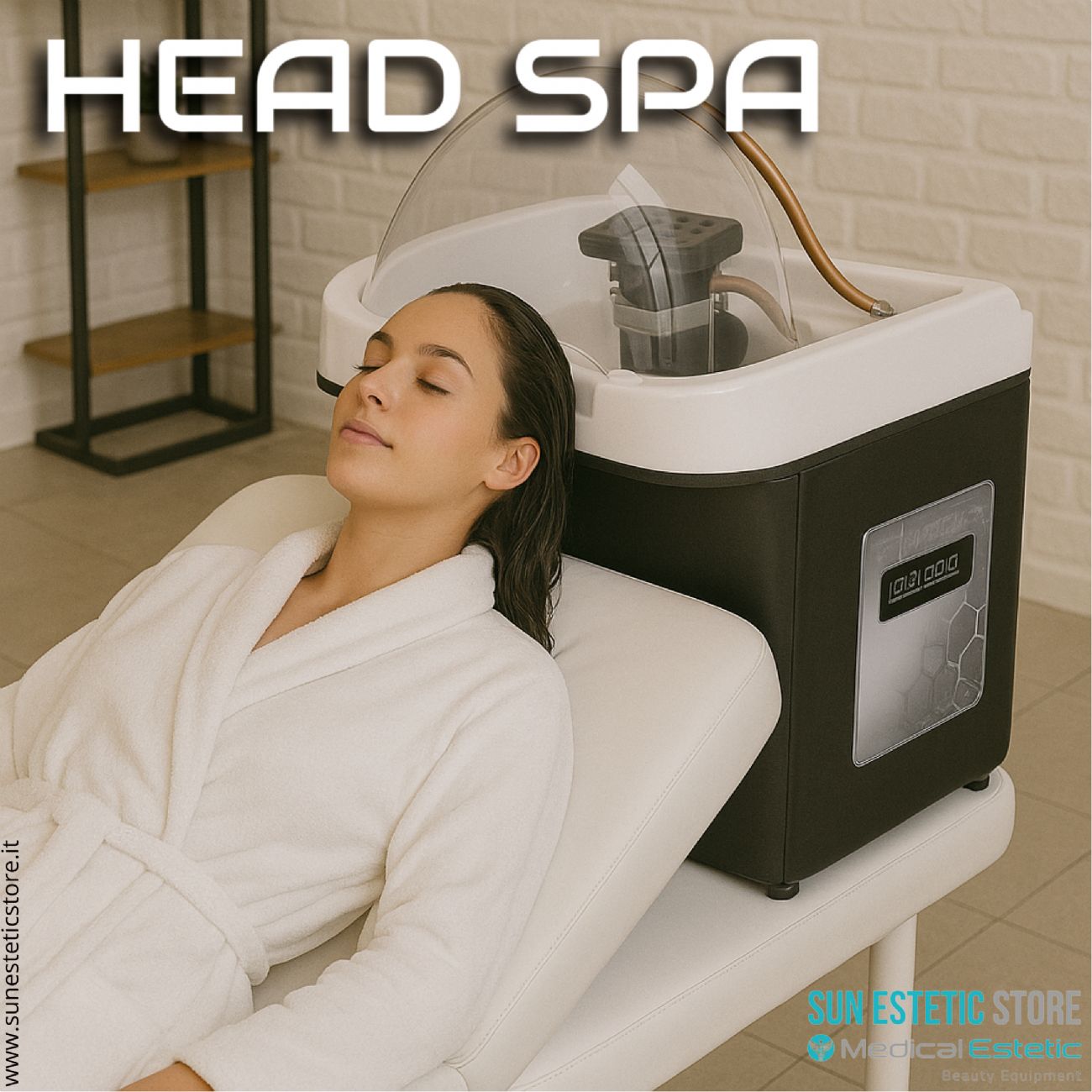 Head Spa lavatesta trattamento capelli con vapore