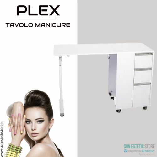 Plex tavolo manicure pieghevole richiudibile ricostruzione unghie nails