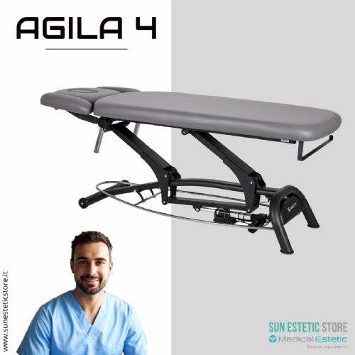 Agila 4 lettino elettrico per fisioterapia con comando perimetrale