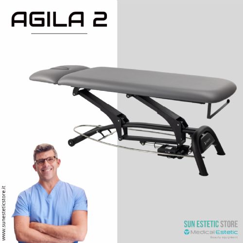 Agila 2 lettino elettrico per fisioterapia 2 sezioni