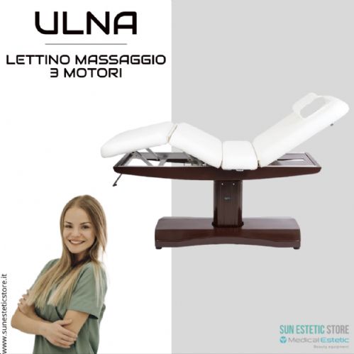 Ulna lettino massaggio a 3 sezioni elettrico a 3 motori