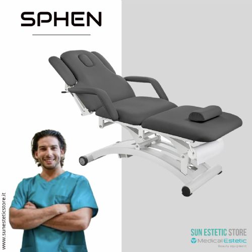 Sphen lettino massaggi fisioterapia 3 motori 2 snodi
