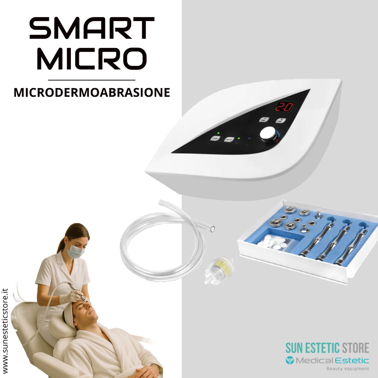 Smart Micro Microdermoabrasione con cristalli di diamante