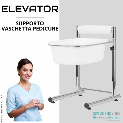Elevator supporto regolabile vaschetta pedicure