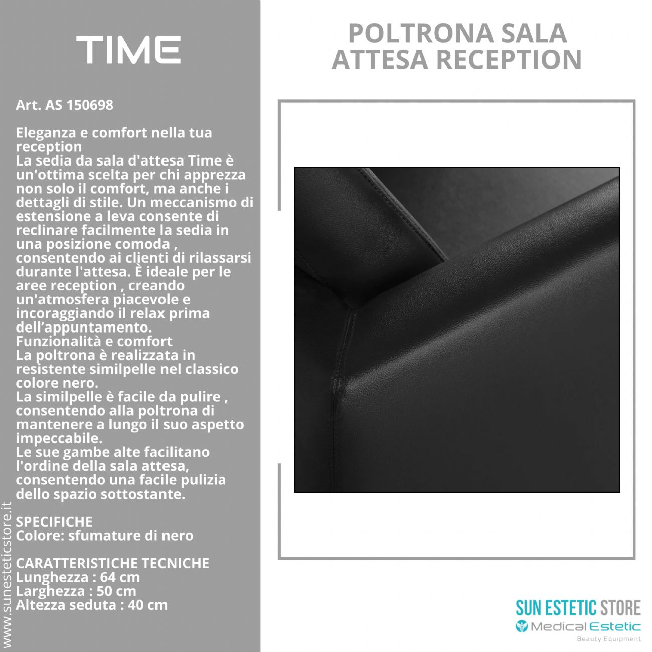 Time poltrona sala attesa reception