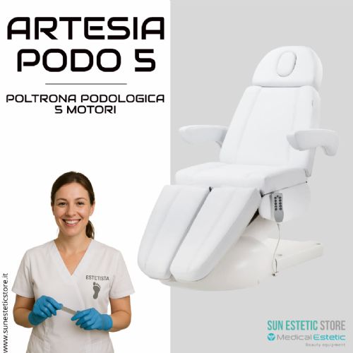 Artesia Podo 5 poltrona podologica 5 motori