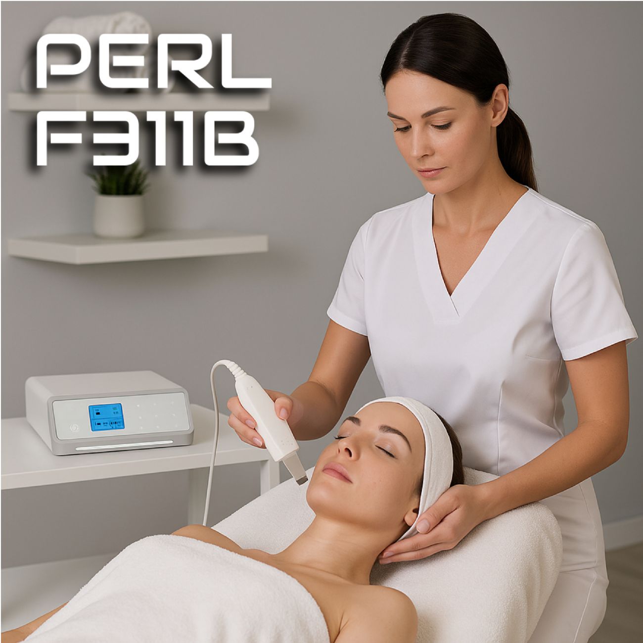 Perl F311B Skin Scrubber spatola ultrasuoni estetica