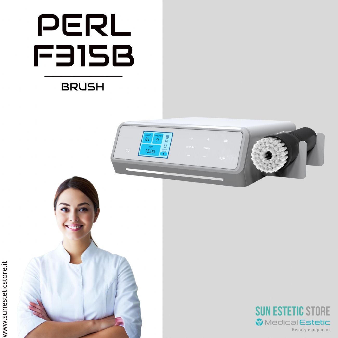 Perl F315B Brush spazzola rotante esfogliante