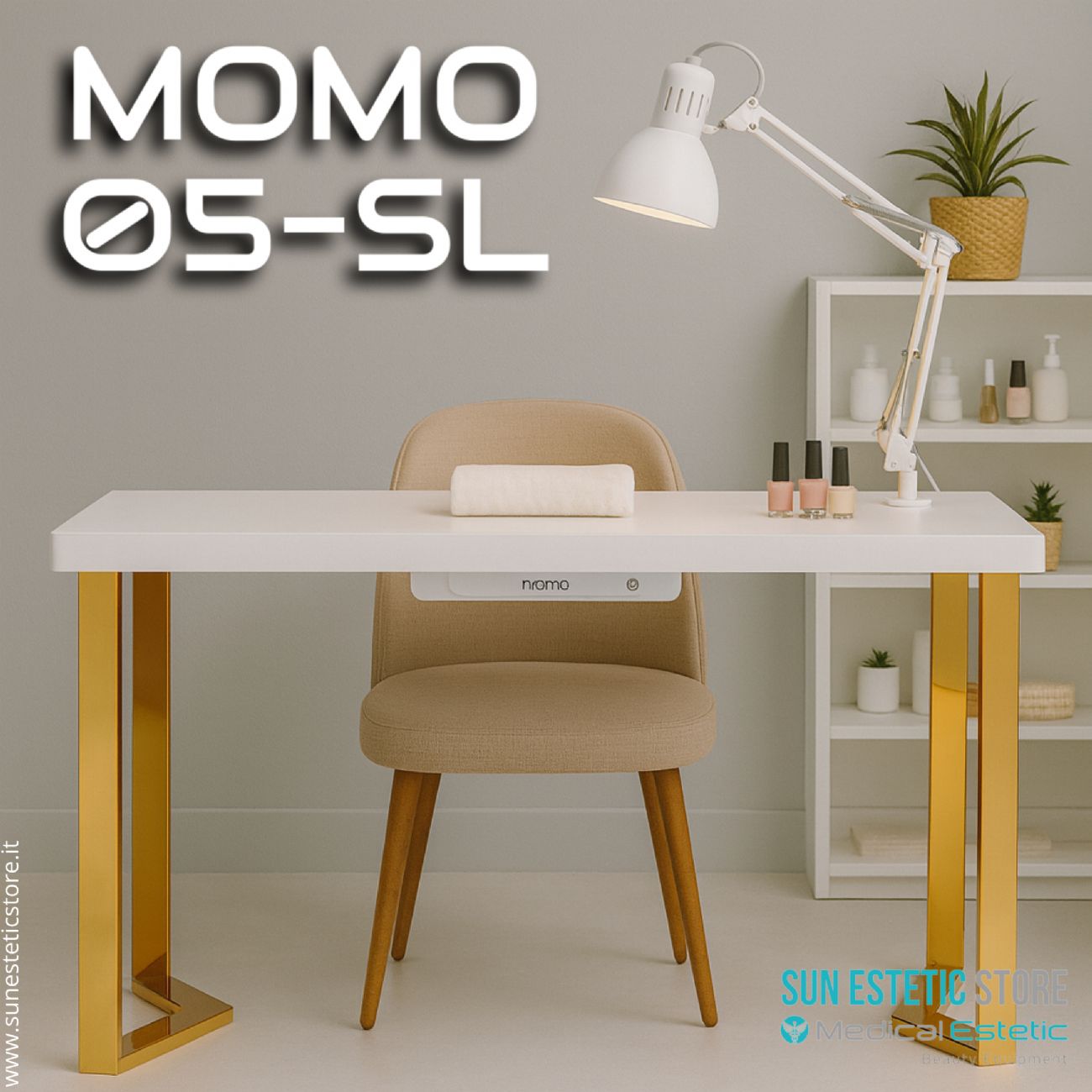 Momo 05-SL Tavolo manicure con aspiratore