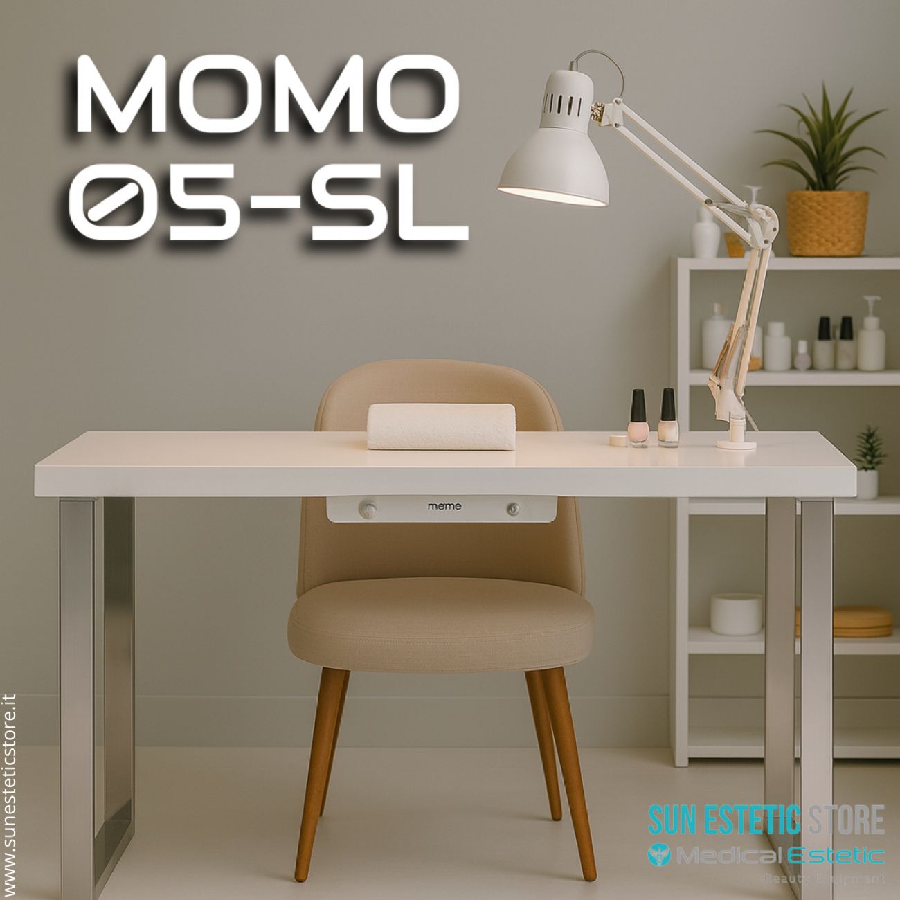 Momo 05-SL Tavolo manicure con aspiratore