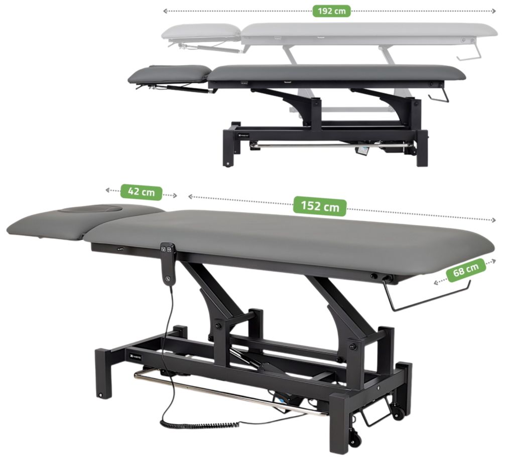 Fortis 2 Ergo lettino fisioterapia 1 motore con perimetrale