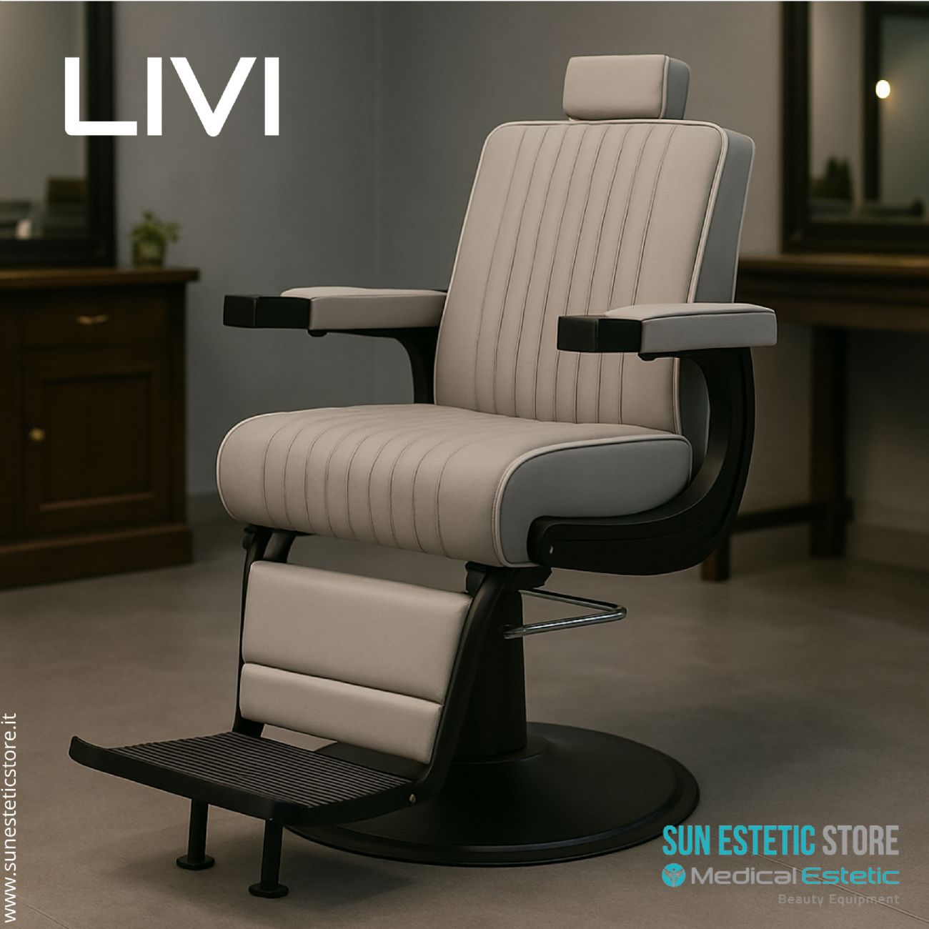 Livi poltrona maschile barber barbiere