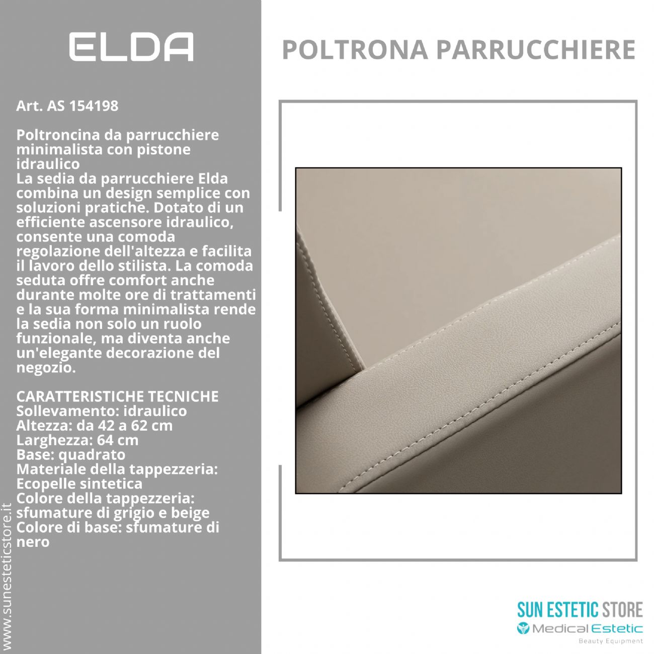 Elda poltroncina taglio parrucchiere