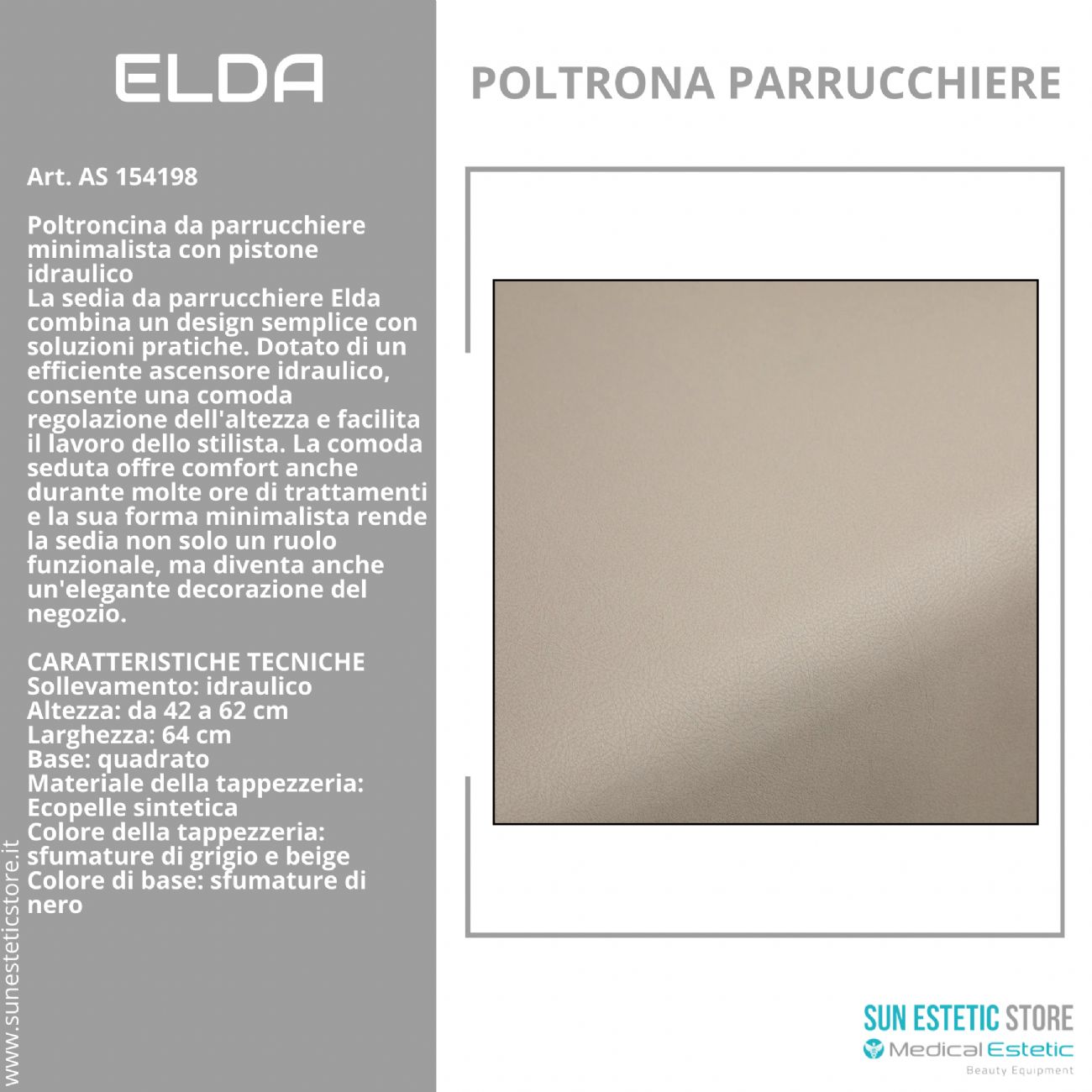 Elda poltroncina taglio parrucchiere