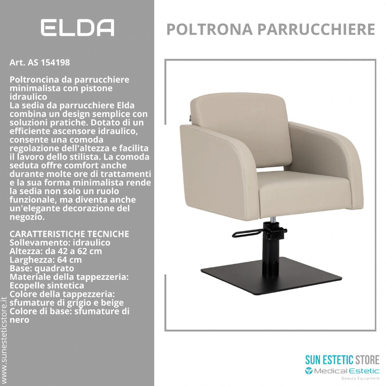Elda poltroncina taglio parrucchiere