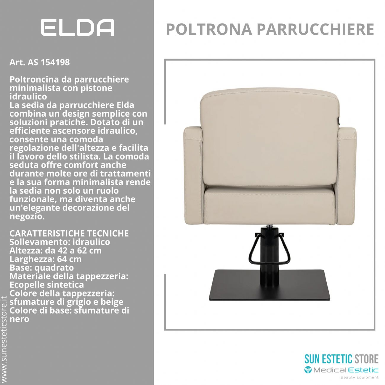 Elda poltroncina taglio parrucchiere