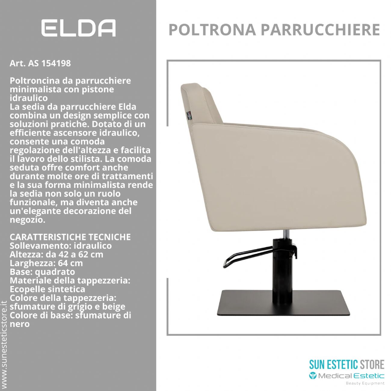 Elda poltroncina taglio parrucchiere
