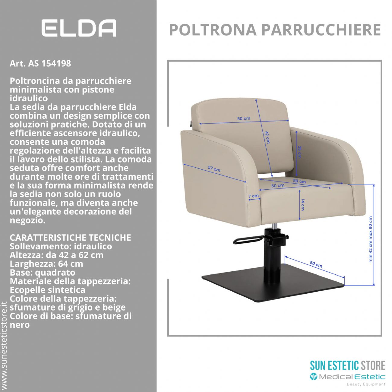 Elda poltroncina taglio parrucchiere