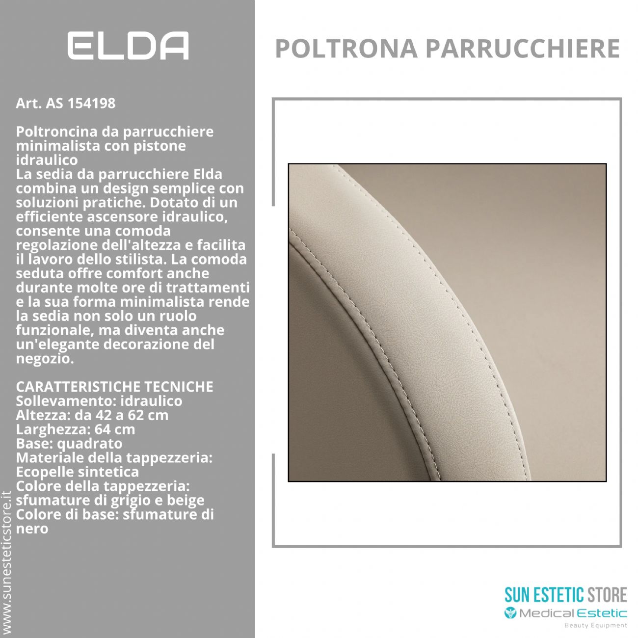 Elda poltroncina taglio parrucchiere