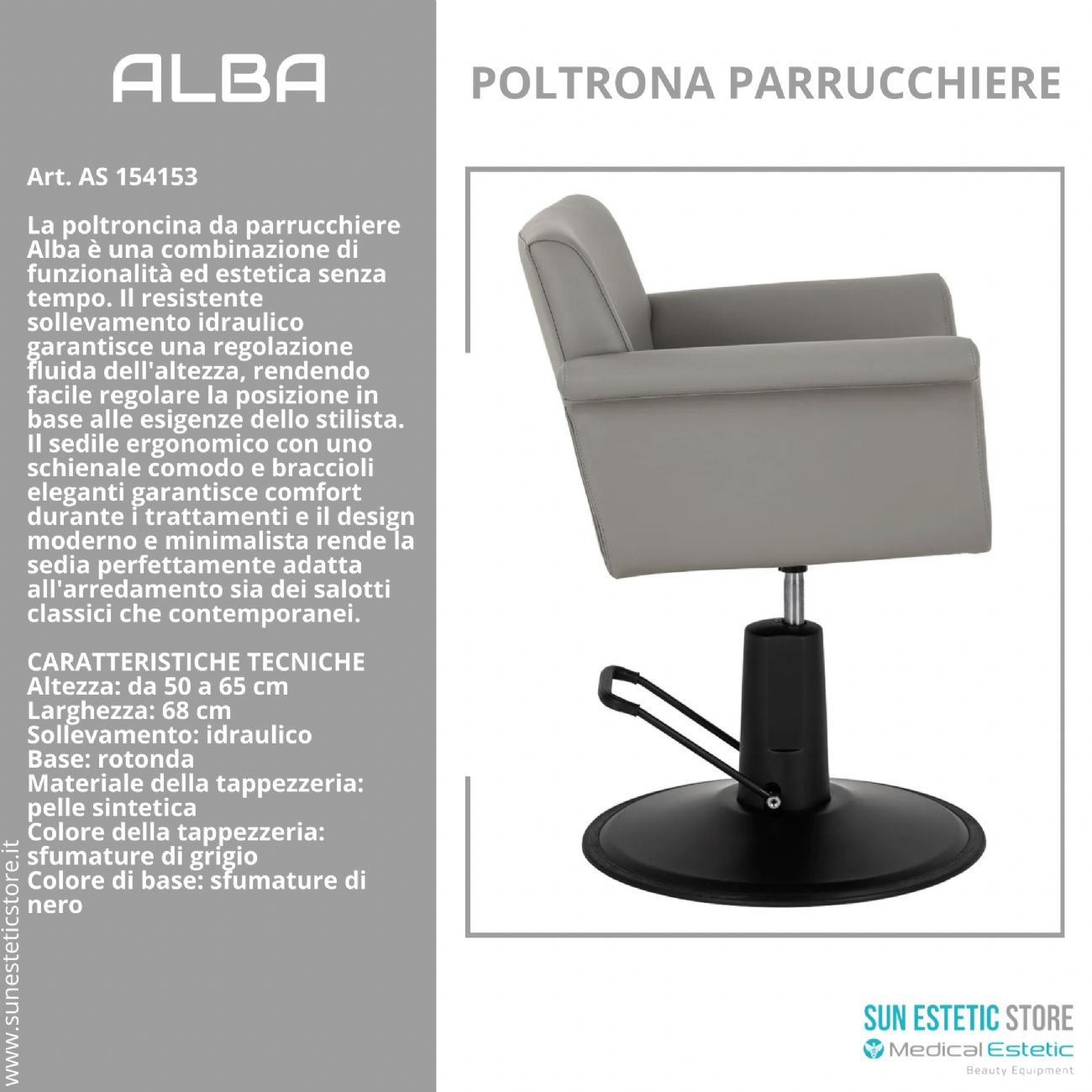 Alba poltroncina taglio parrucchiere