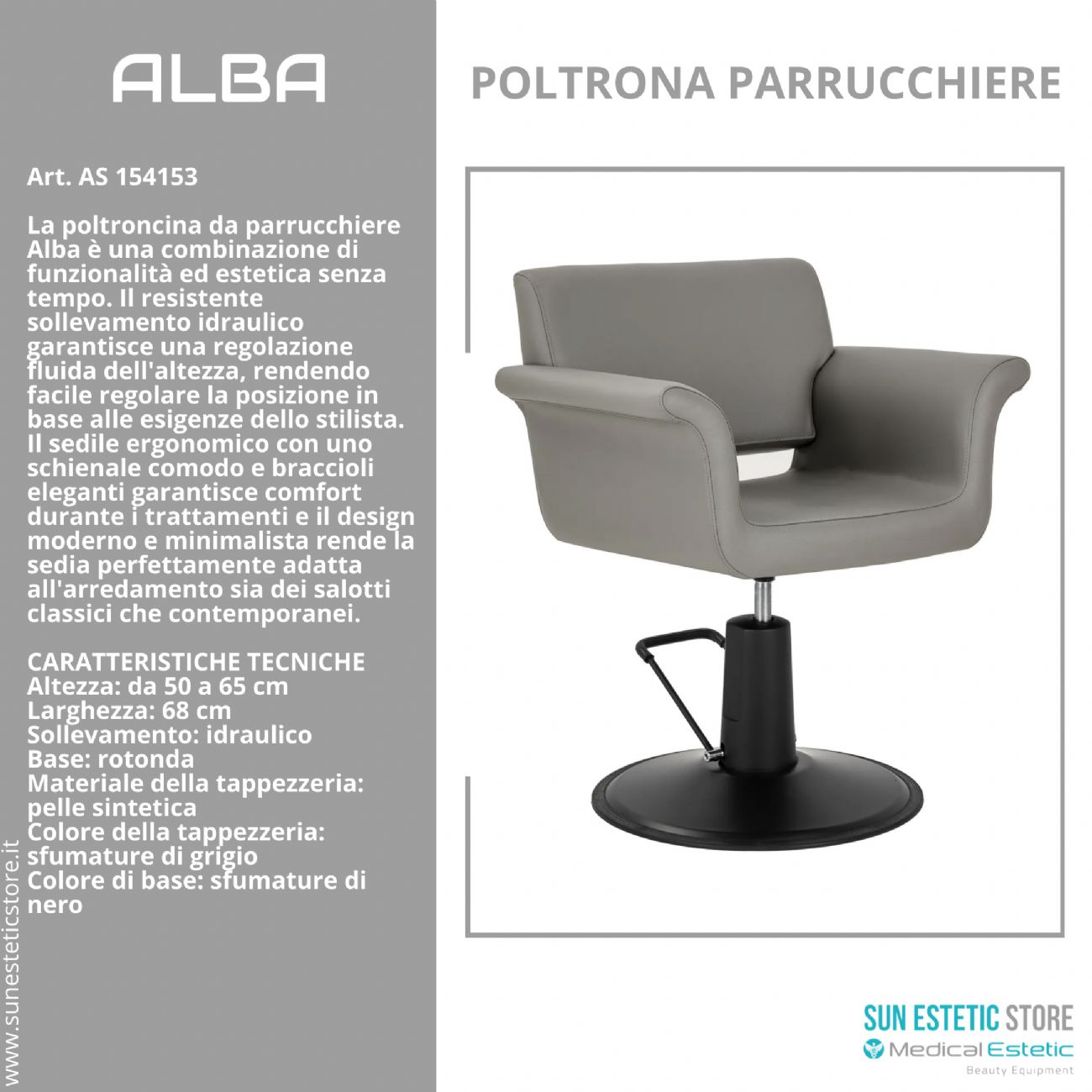 Alba poltroncina taglio parrucchiere