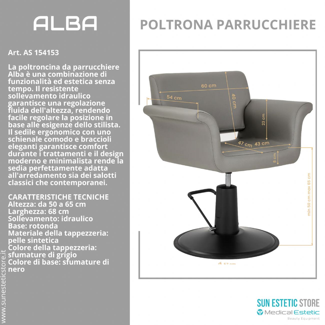 Alba poltroncina taglio parrucchiere