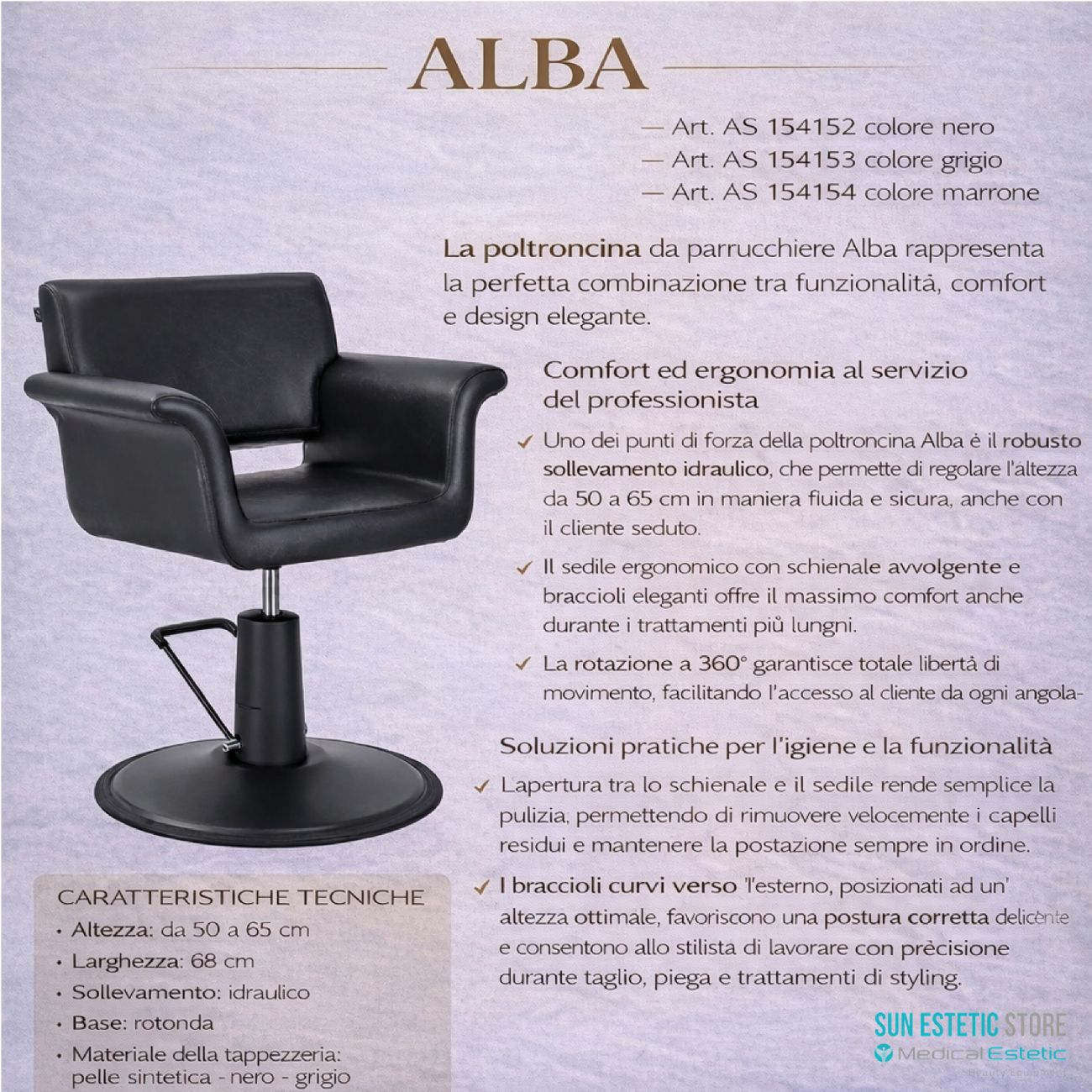 Alba poltroncina taglio parrucchiere