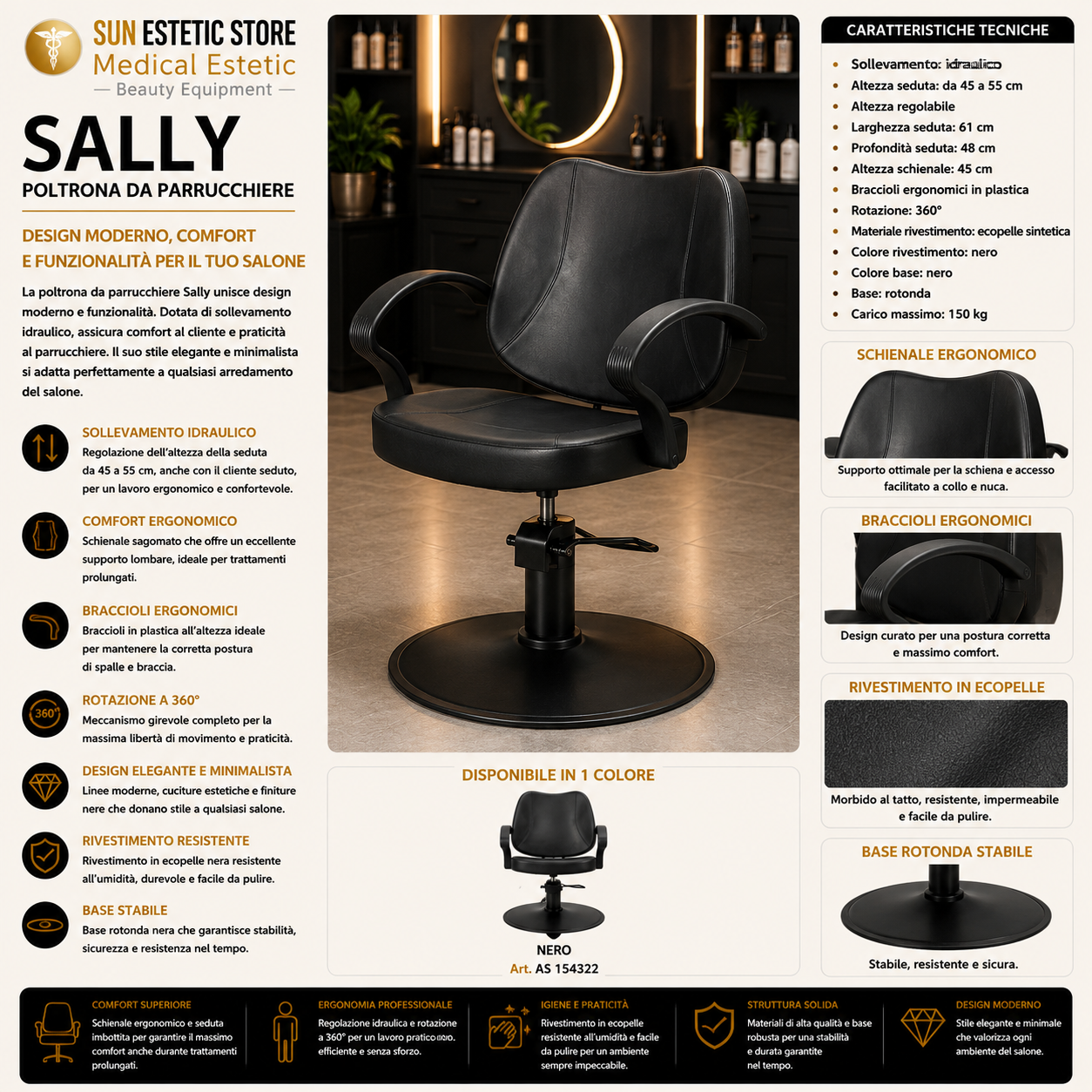 Sally poltroncina taglio parrucchiere