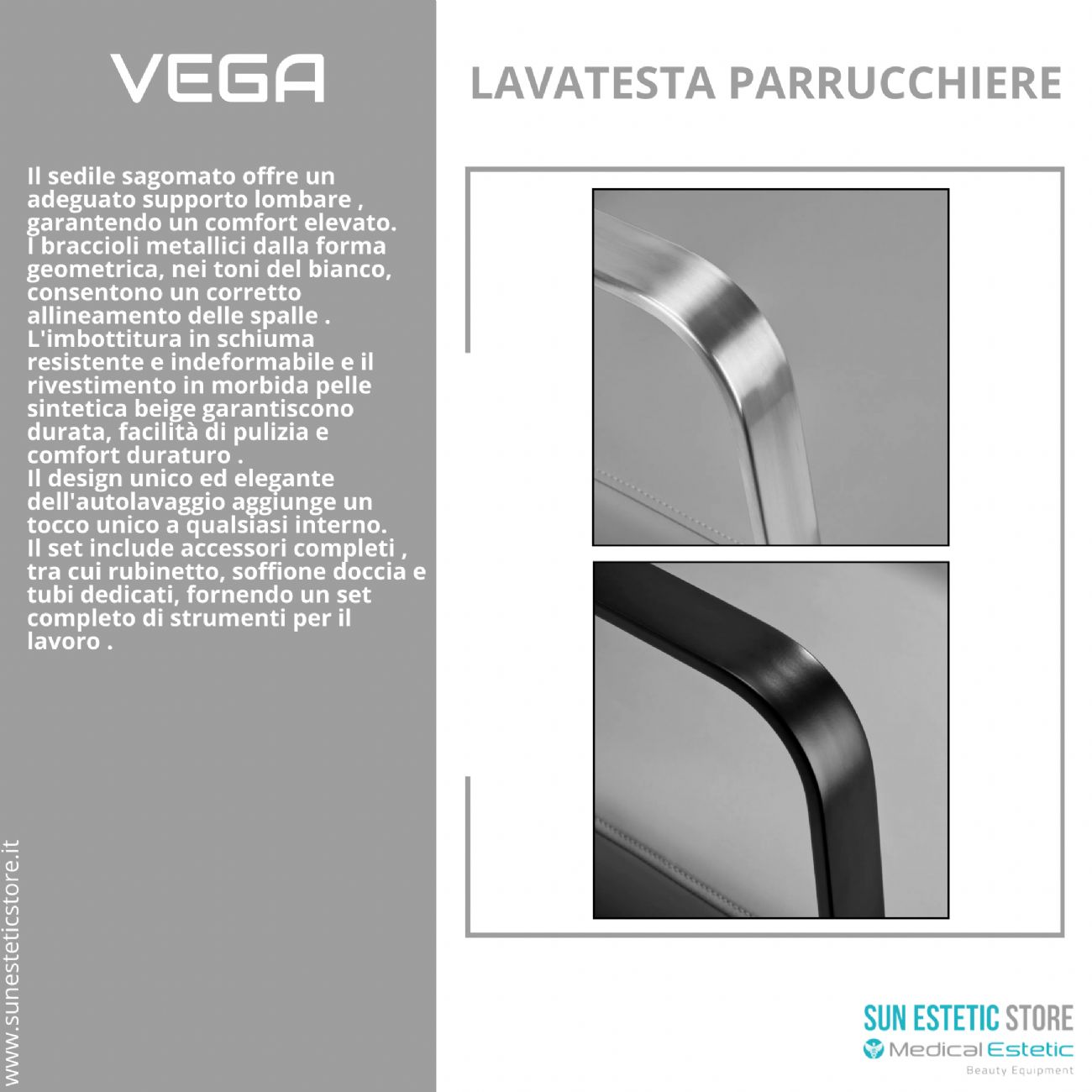 Vega lavatesta parrucchiere in vari colori