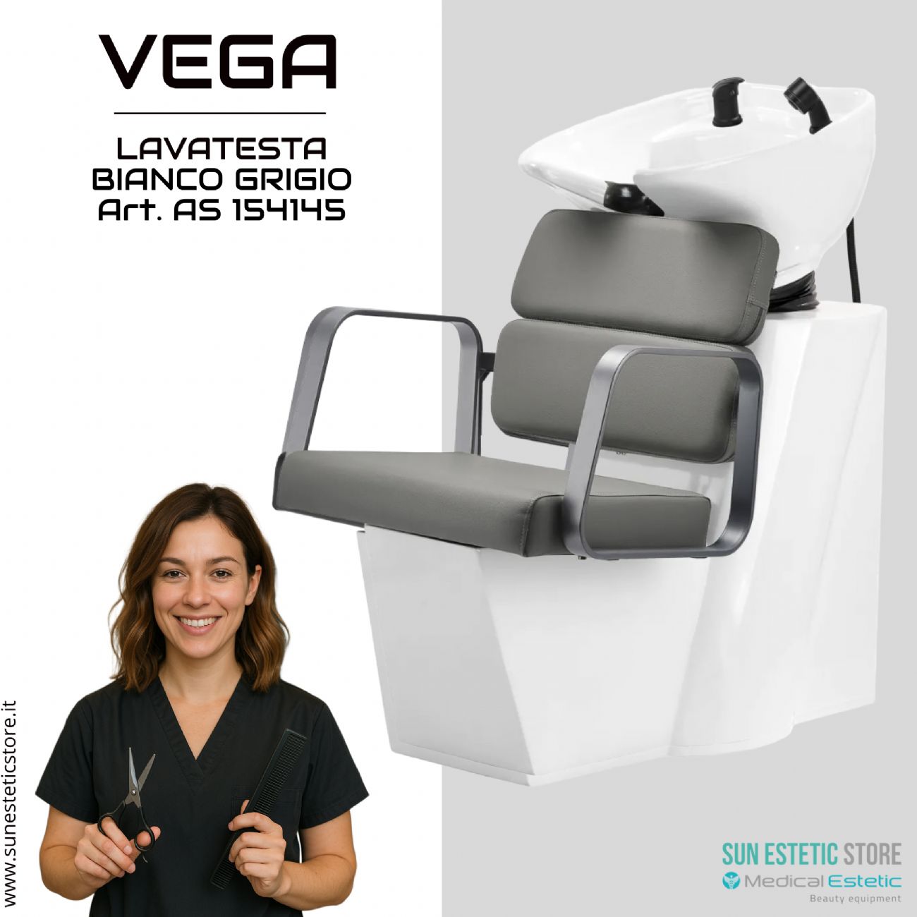 Vega lavatesta parrucchiere in vari colori