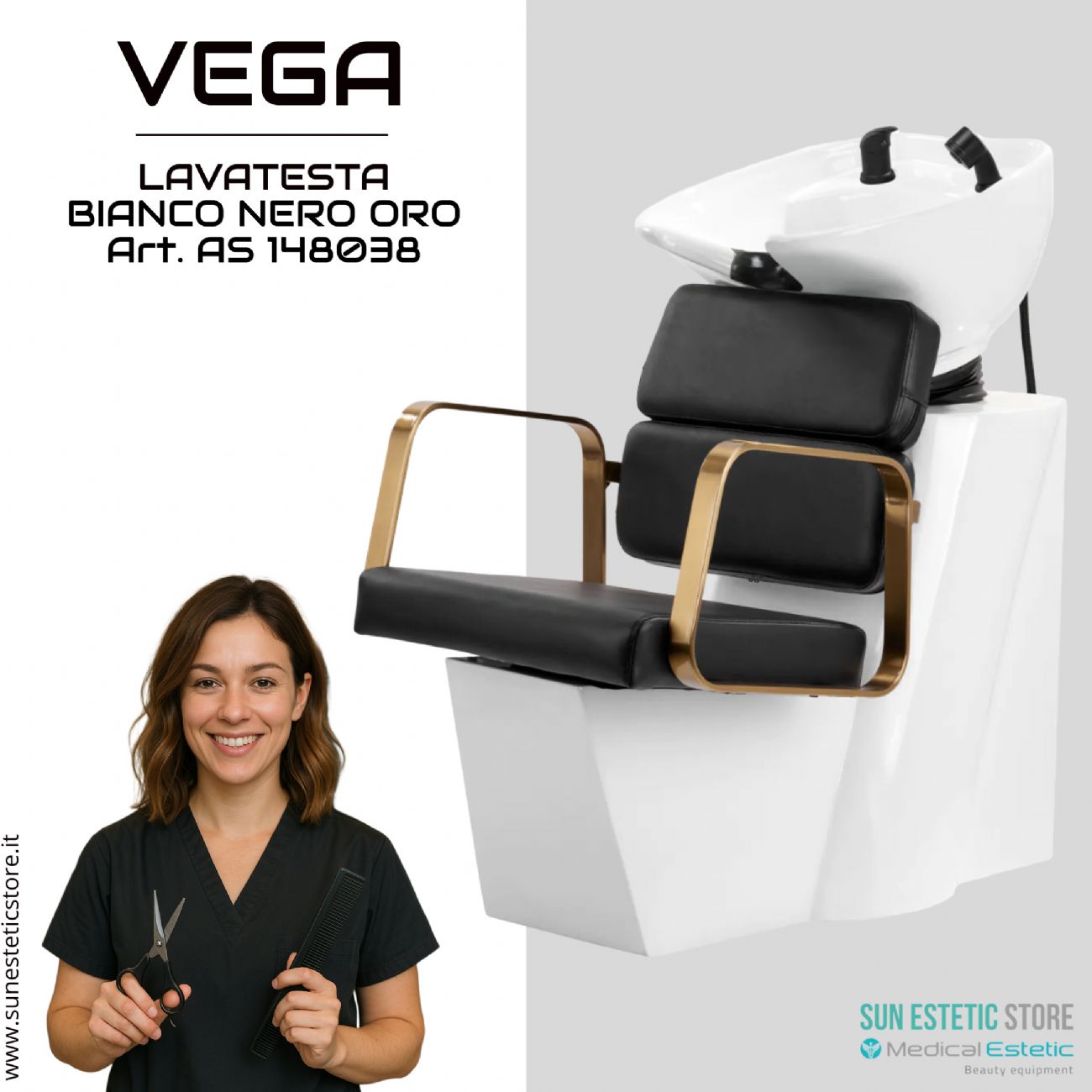 Vega lavatesta parrucchiere in vari colori