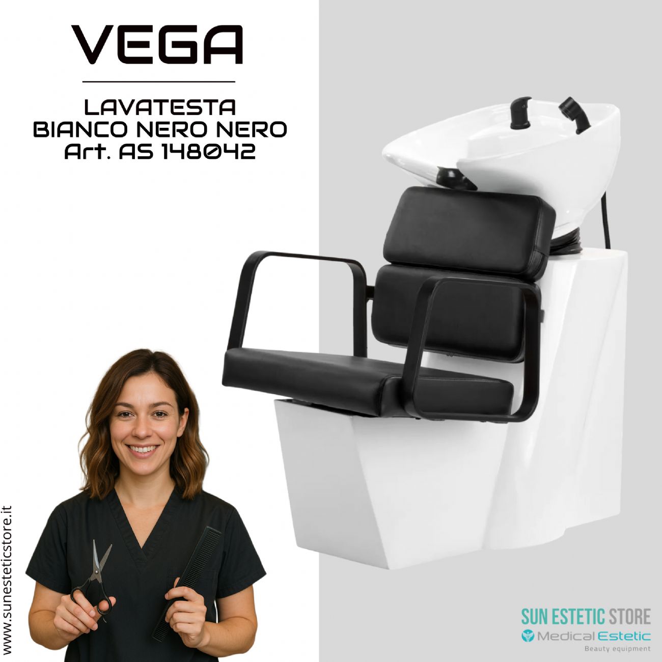 Vega lavatesta parrucchiere in vari colori