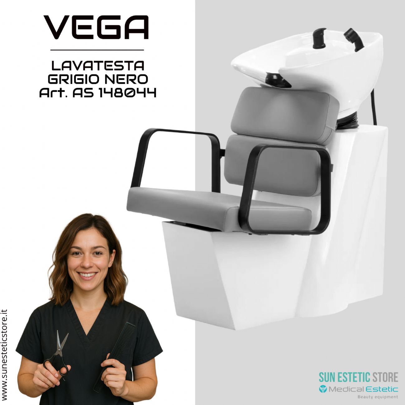 Vega lavatesta parrucchiere in vari colori