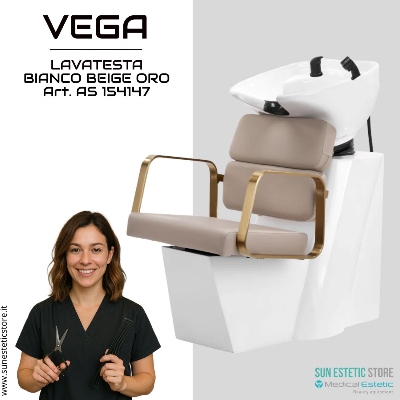 Vega lavatesta parrucchiere in vari colori