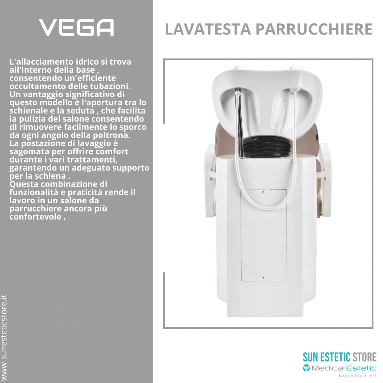 Vega lavatesta parrucchiere in vari colori