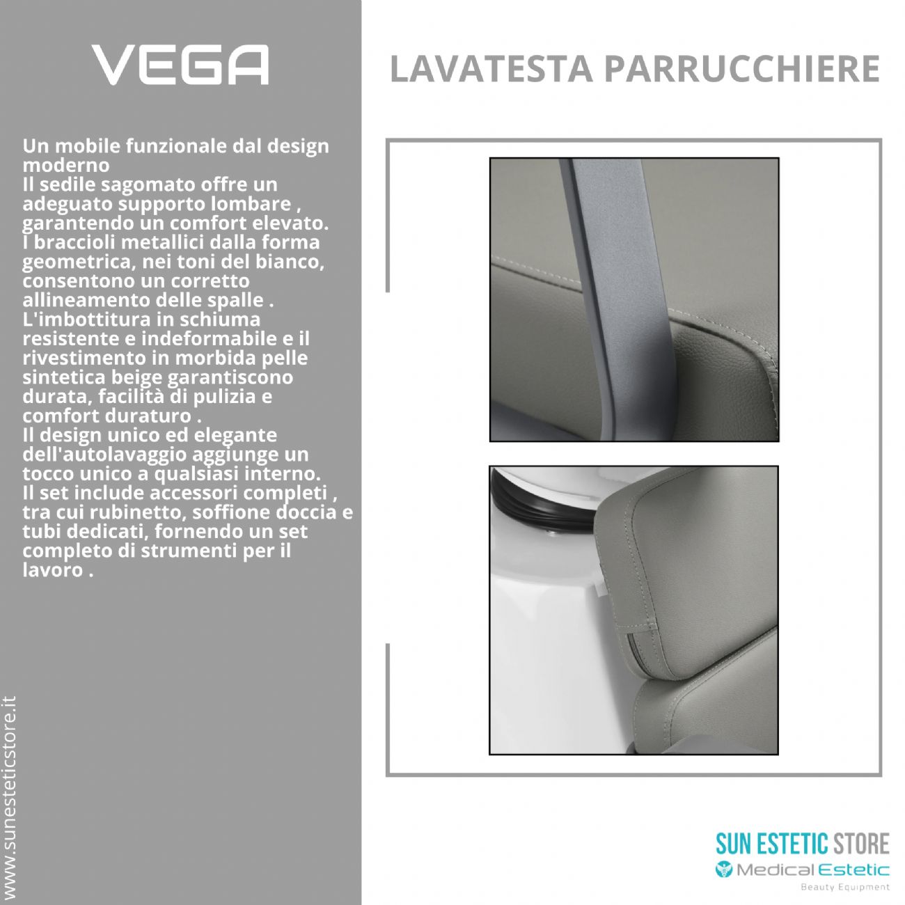 Vega lavatesta parrucchiere in vari colori