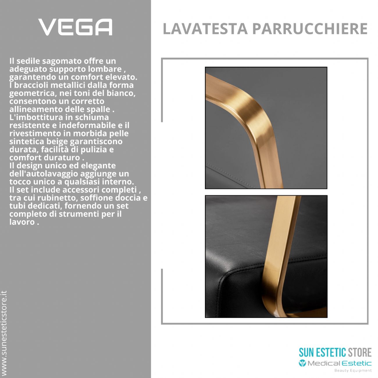 Vega lavatesta parrucchiere in vari colori