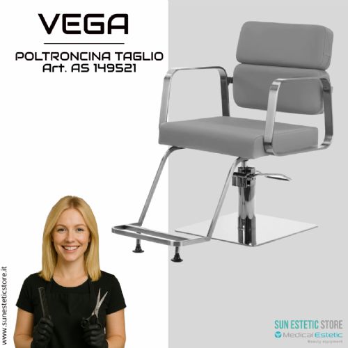 Vega poltroncina taglio parrucchiere in varie combinazioni di colori