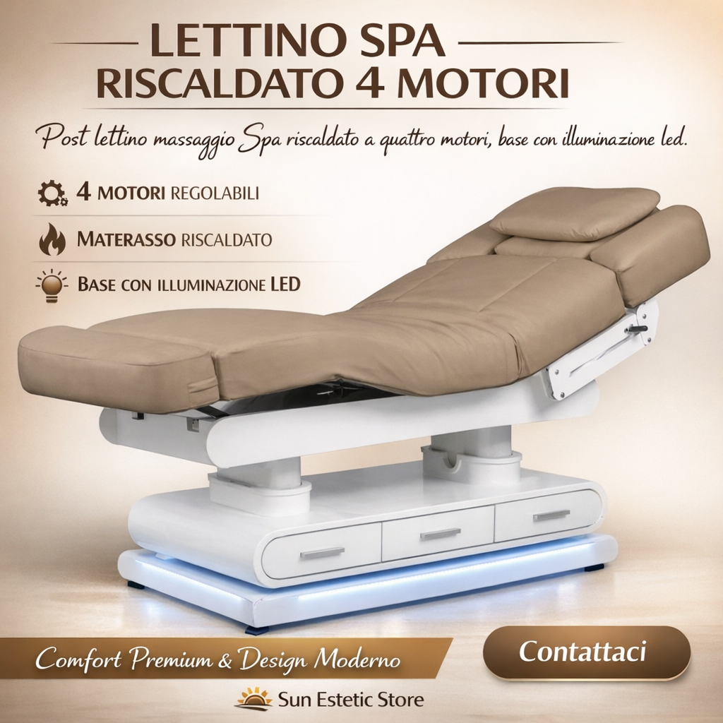 Post lettino massaggio Spa 4 motori