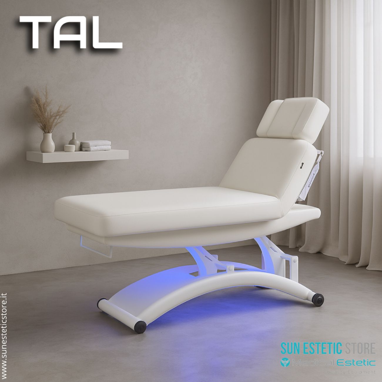 Tal lettino massaggio Spa 3 motori