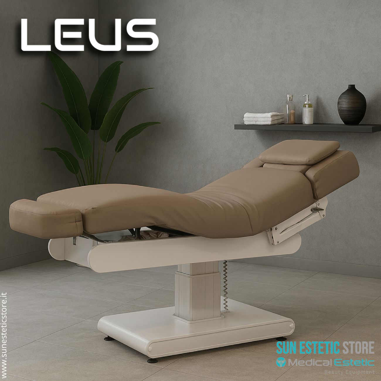 Leus lettino massaggio Spa 3 motori riscaldato