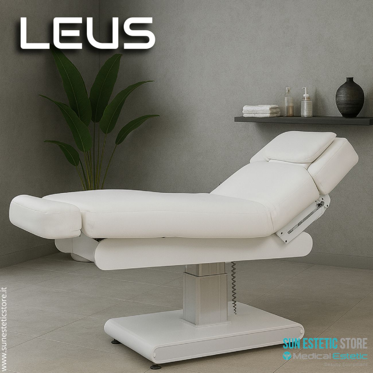 Leus lettino massaggio Spa 3 motori riscaldato