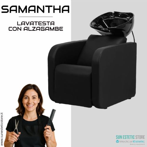 Samantaha lavaggio lavatesta con alzagambe elettrico