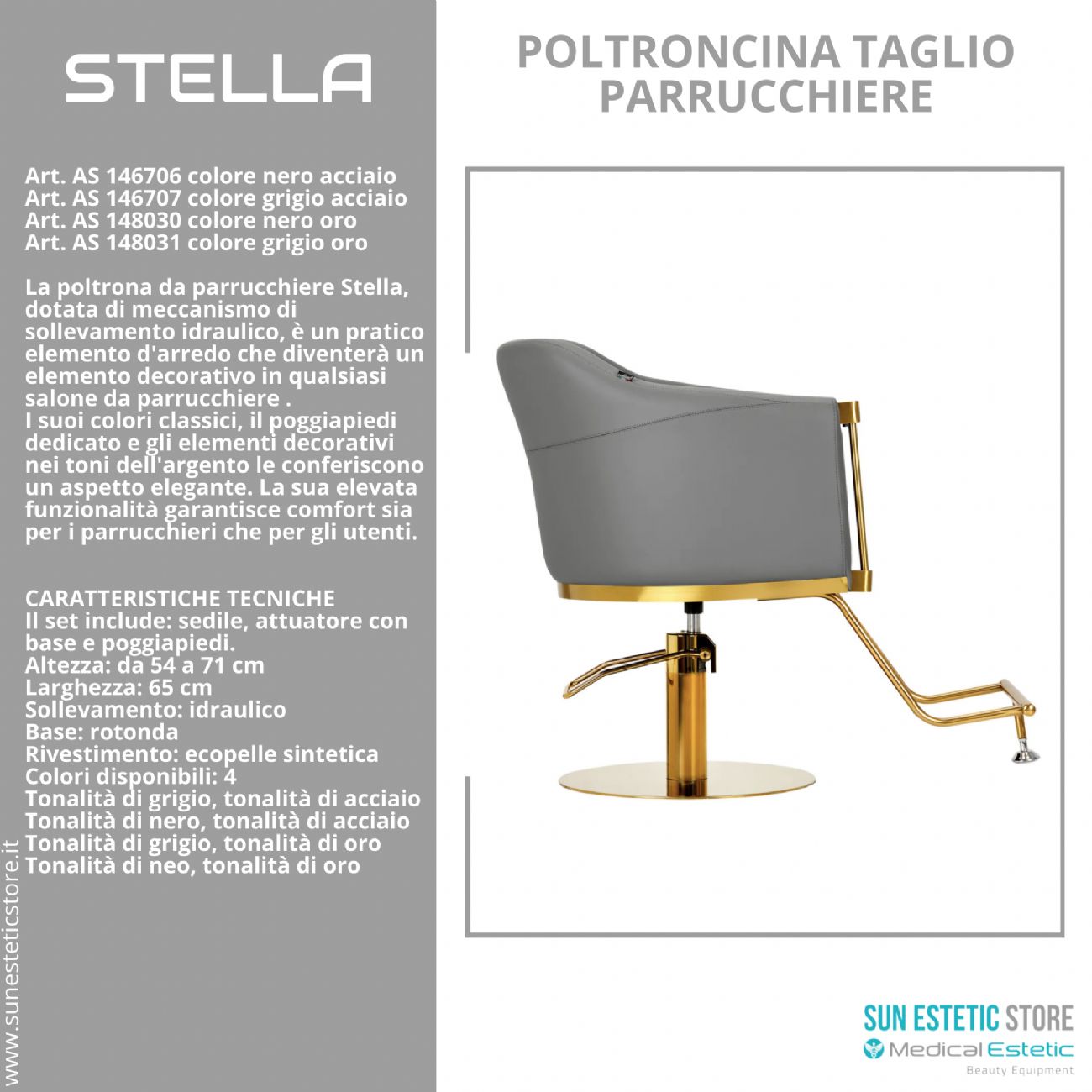 Stella poltroncina taglio parrucchiere