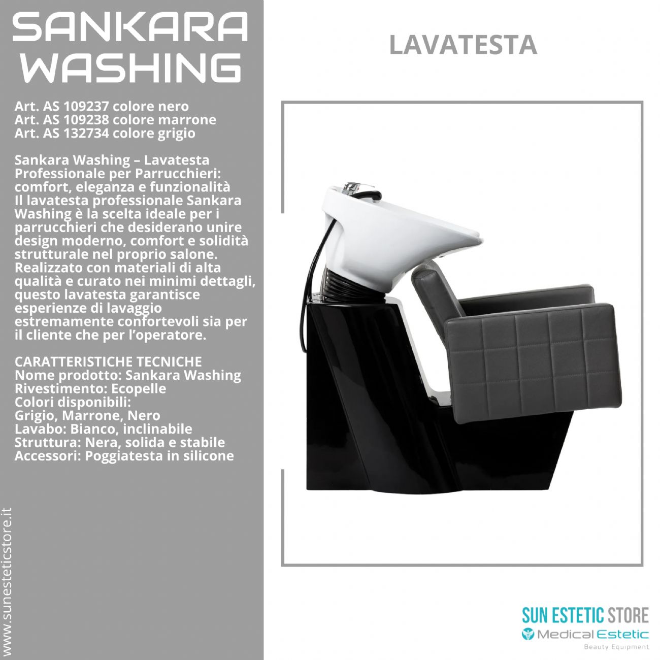 Sankara washing lavatesta parrucchiere