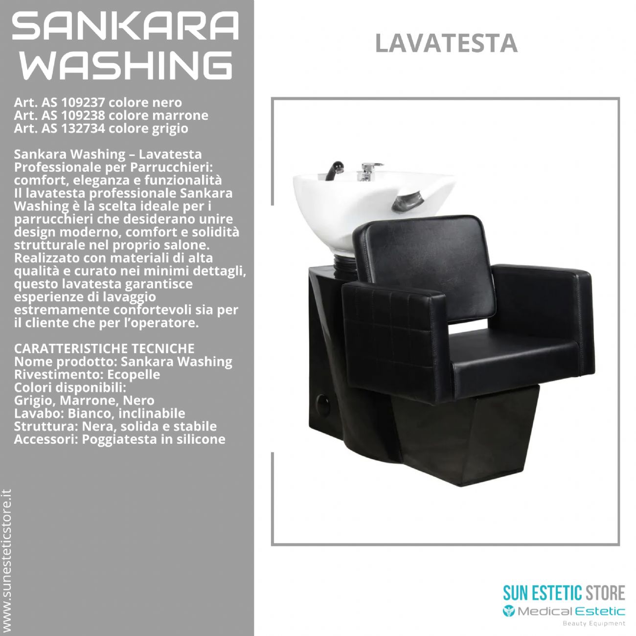 Sankara washing lavatesta parrucchiere